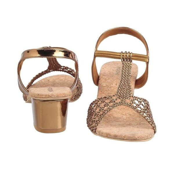 LuxeLift Heels Women Block Heel Sandal - Image 3