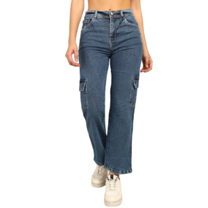 StreetFlex Cargo Women's Boyfriend Fit Cargo Jeans