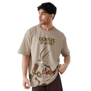 StreetEase Tee Magic Mushroom Mens and Boys Oversized T-Shirts|Half Sleeve|Loose fit Graphic Printed