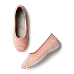 LabelLuxe Femme Women's Lightweight Athleisure Knitted Active Wear Slip-On Ballerina Casual Shoes for Daily Walking