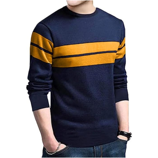 FlexLine Full Sleeve Men's Full Sleeve Regular Fit Tshirt, Round Neck Cottonblend T-Shirt