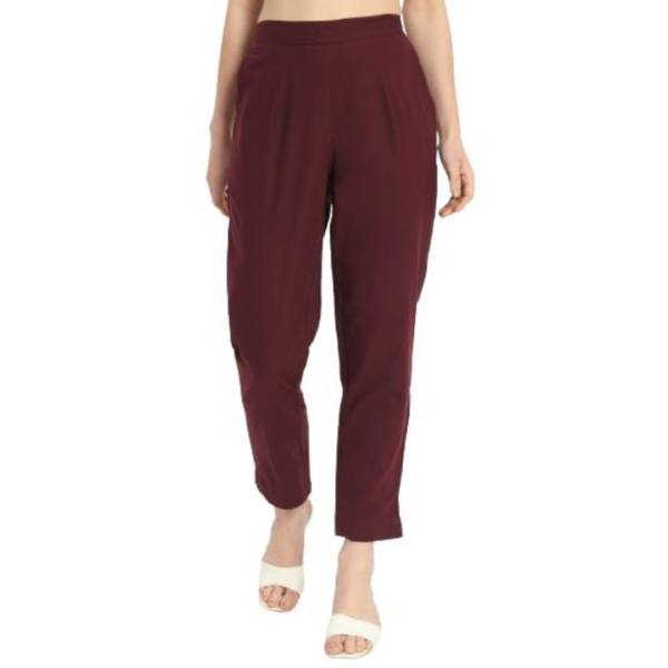 Nova Tailor Pants | Women's Trousers Pants Formal Office Wear, Pure Cotton Comfortable Pant | Styles Ideal for Professional and Casual Outfits