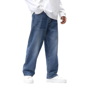 StreetGlide Jeans Men's Cotton Oversized Loose Baggy Fit Jeans Pants for Men