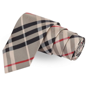 RegalKnot Tie Well Formed Beige Colored Microfiber Necktie For Men