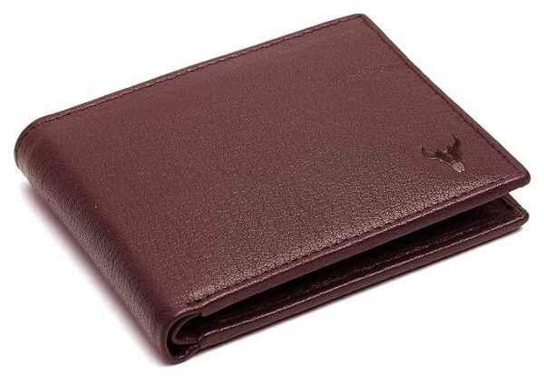 UrbanHold Gear Maroon Leather Wallet for Men I Handcrafted I 4 Credit/Debit Card Slots I 2 Currency Compartments - Image 3