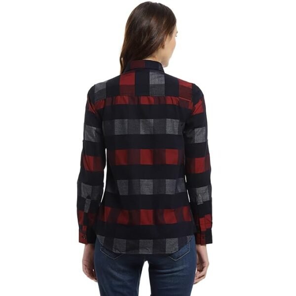 Plaid Muse Shirt Regular Fit Women's Shirt - Image 2